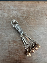 Load image into Gallery viewer, Handmade Bell Tassel with Quartz Crystal
