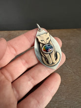 Load image into Gallery viewer, Kitty Pet with Millefiori Glass
