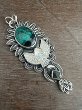 Load image into Gallery viewer, Elaborate Eliat Stone pendant
