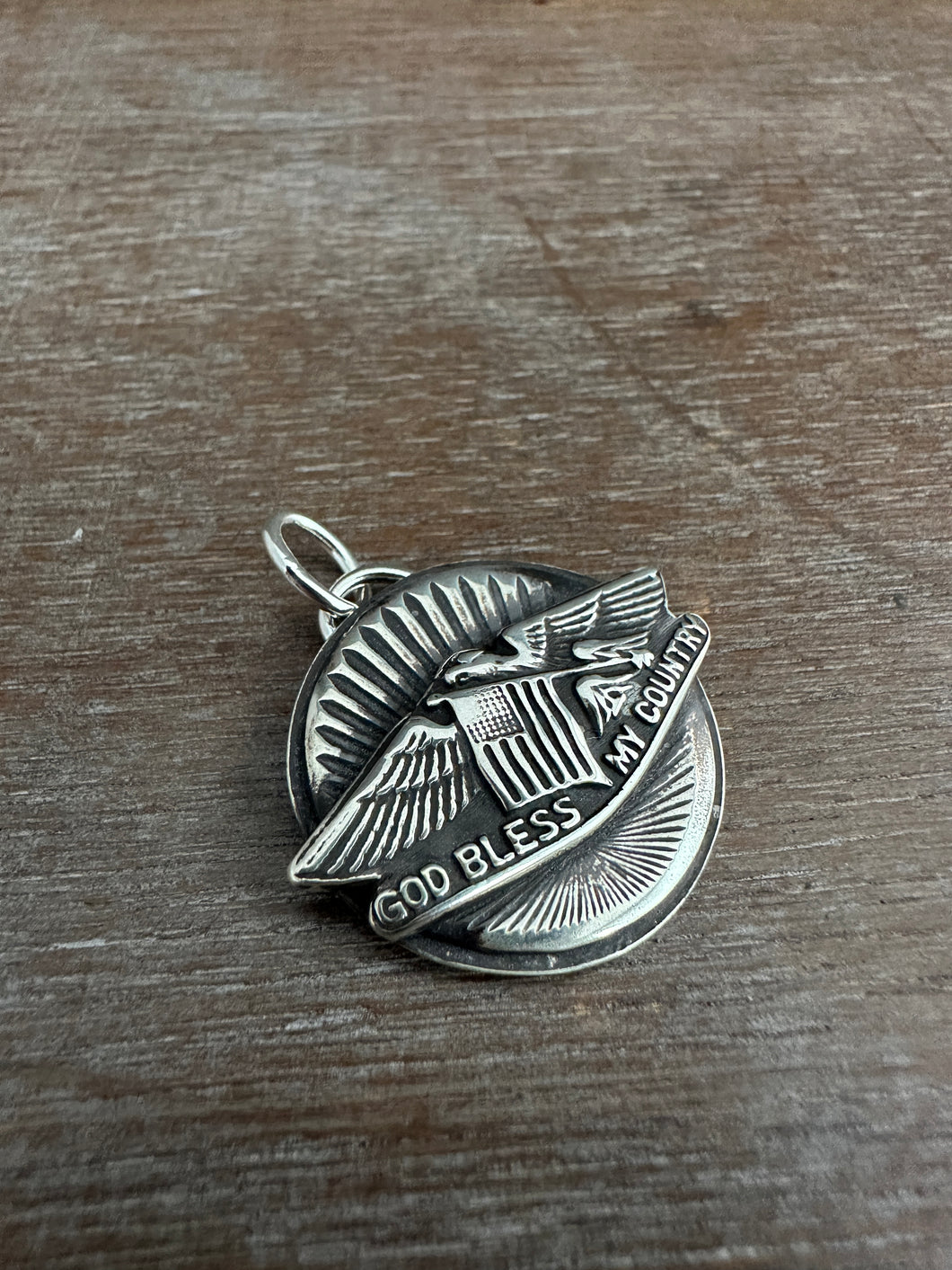 God Bless my Country medallion