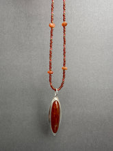 Load image into Gallery viewer, Snakeskin Agate BeadedNecklace
