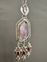 Load image into Gallery viewer, Amethyst crystal medallion
