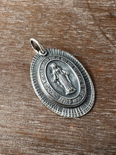 Load image into Gallery viewer, Solid Silver Miraculous Medal (Ready to ship) - limited quantity
