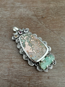 Ocean Jasper medallion