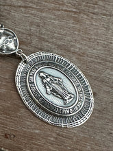 Load image into Gallery viewer, Miraculous Medal and Turquoise necklace
