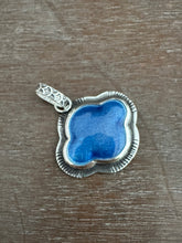 Load image into Gallery viewer, Storm Cloud Enameled pendant

