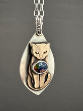 Load image into Gallery viewer, Kitty Pet with Millefiori Glass

