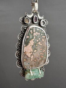 Ocean Jasper medallion