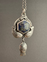 Load image into Gallery viewer, Lapis Lazuli Fish Necklace
