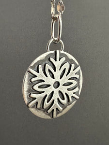 Single Silver Snowflake