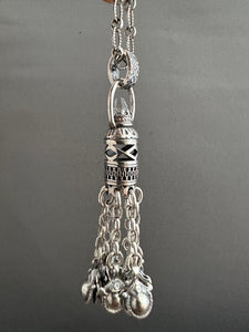 Handmade Bell Tassel with Vintage Swarovski Crystal