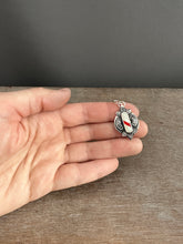 Load image into Gallery viewer, Small Candy Cane Snowflake Pendant

