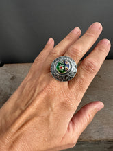 Load image into Gallery viewer, Millefiori statement ring size 8.5
