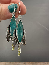 Load image into Gallery viewer, Apatite Earrings with Wings
