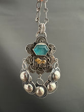 Load image into Gallery viewer, Golden Lion with Apatite and handmade jingles
