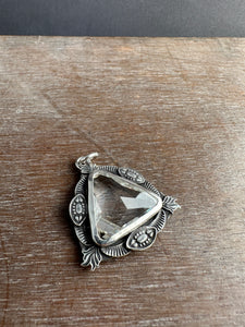 Vintage Swarovski moon prism medallion #2