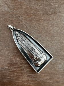 Our Lady of Fatima Sacred Heart shrine pendant