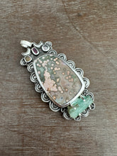 Load image into Gallery viewer, Ocean Jasper medallion
