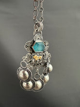 Load image into Gallery viewer, Golden Lion with Apatite and handmade jingles
