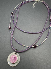 Load image into Gallery viewer, Sacred Heart of Jesus Beaded Necklace
