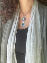 Load image into Gallery viewer, Angel with Aquamarine and Apatite

