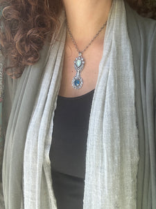 Angel with Aquamarine and Apatite