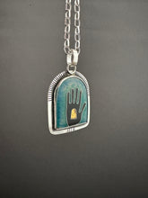 Load image into Gallery viewer, The Hand of the Maker 4, Coisonne Enamel Medallion
