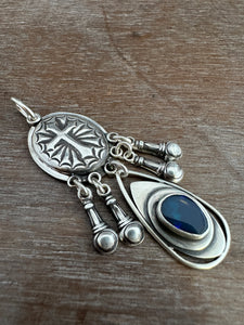 Opal Cross Medallion