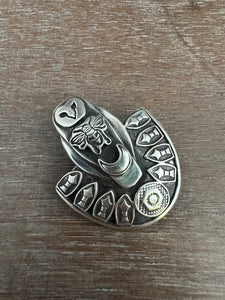 Sterling silver owl pendant/brooch