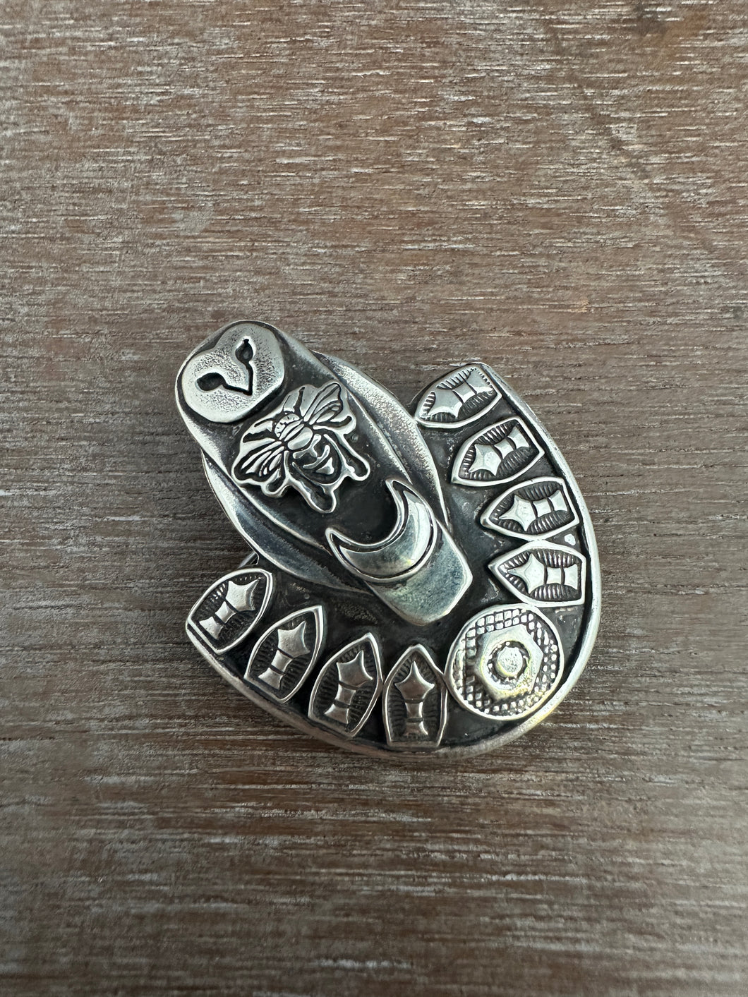 Sterling silver owl pendant/brooch