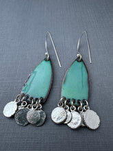 Load image into Gallery viewer, Green Door Enamel Earrings
