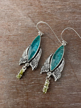 Load image into Gallery viewer, Apatite Earrings with Wings
