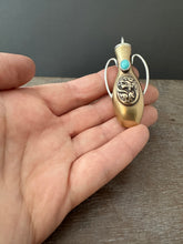 Load image into Gallery viewer, Vessel with Dragon and Amazonite
