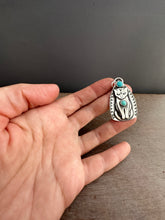 Load image into Gallery viewer, Jewel Cat with Turquoise
