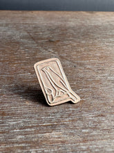 Load image into Gallery viewer, 14k Gold fill bird pin, lapel pin, scatter pin
