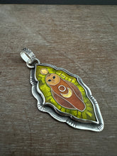 Load image into Gallery viewer, Cloisonné Owl Pendant.
