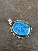 Load image into Gallery viewer, Our Lady of Lourdes Enameled pendant
