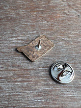 Load image into Gallery viewer, 14k Gold fill bird pin, lapel pin, scatter pin

