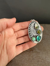 Load image into Gallery viewer, Spring Fern pendant 2

