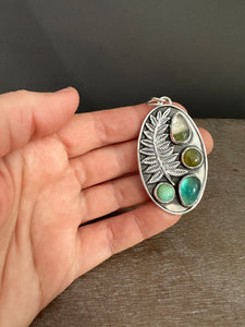 Spring Fern pendant 2