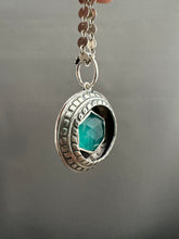 Load image into Gallery viewer, Amazonite double sided pendant.
