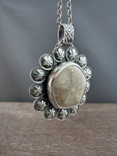 Load image into Gallery viewer, Fossilized Sand Dollar Pendant
