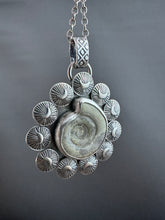 Load image into Gallery viewer, Fossil Shell Pendant 1
