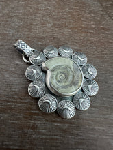 Load image into Gallery viewer, Fossil Shell Pendant 1
