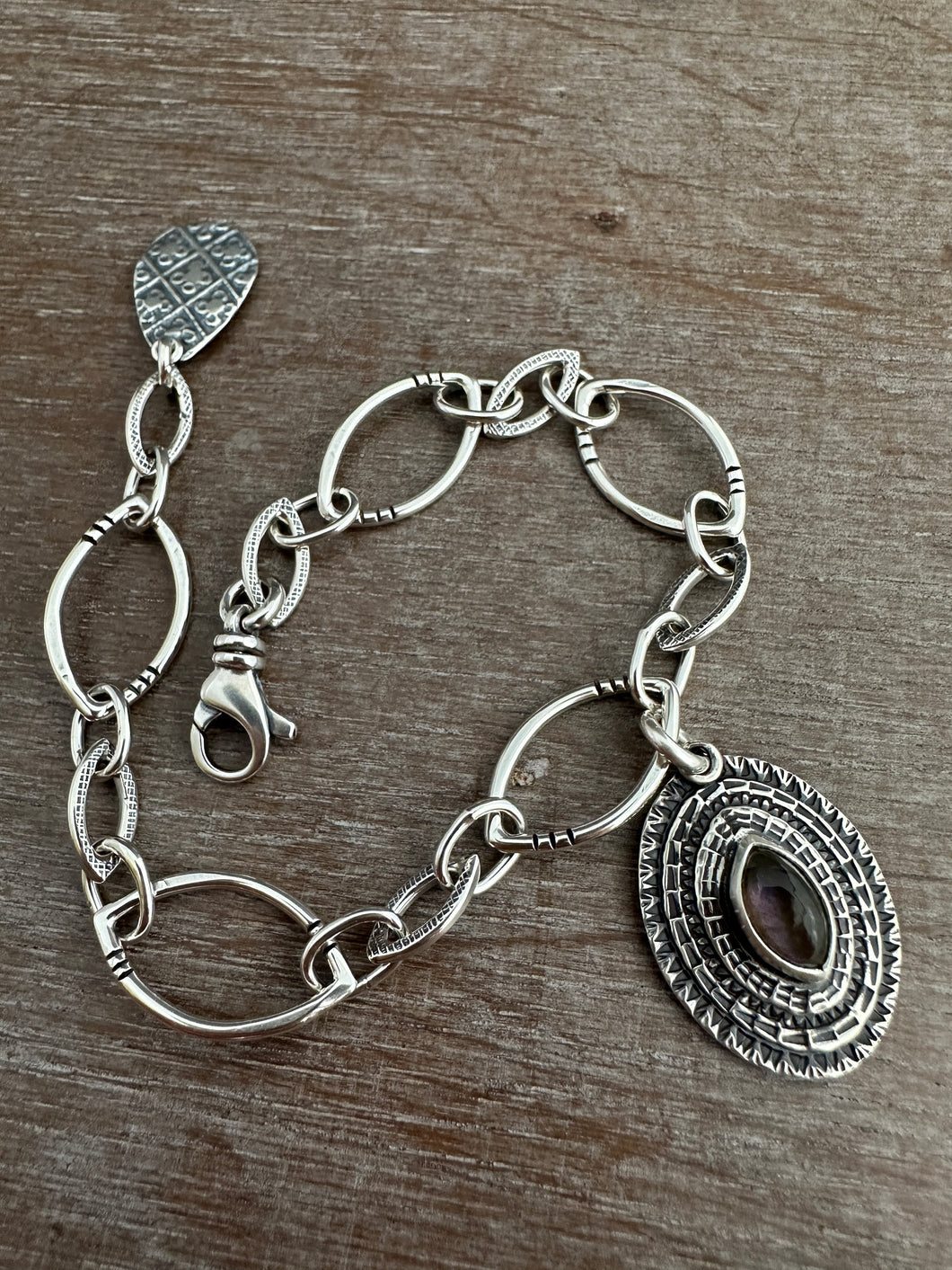 Handmade bracelet with charms