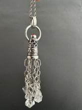 Load image into Gallery viewer, Handmade herkimer crystal Tassel with carnealian
