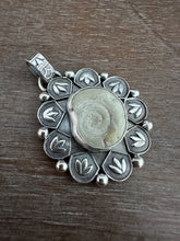 Load image into Gallery viewer, Fossil Shell Pendant 2
