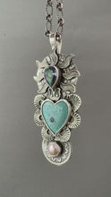Load and play video in Gallery viewer, Leland Blue and Mystic Topaz Sacred Heart
