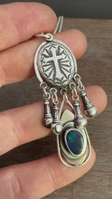Load and play video in Gallery viewer, Opal Cross Medallion
