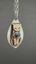 Load and play video in Gallery viewer, Kitty Pet with Millefiori Glass
